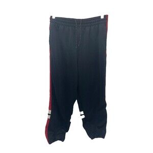 Athletech Men's Track Pant's Black Red and White Athletic Size Medium